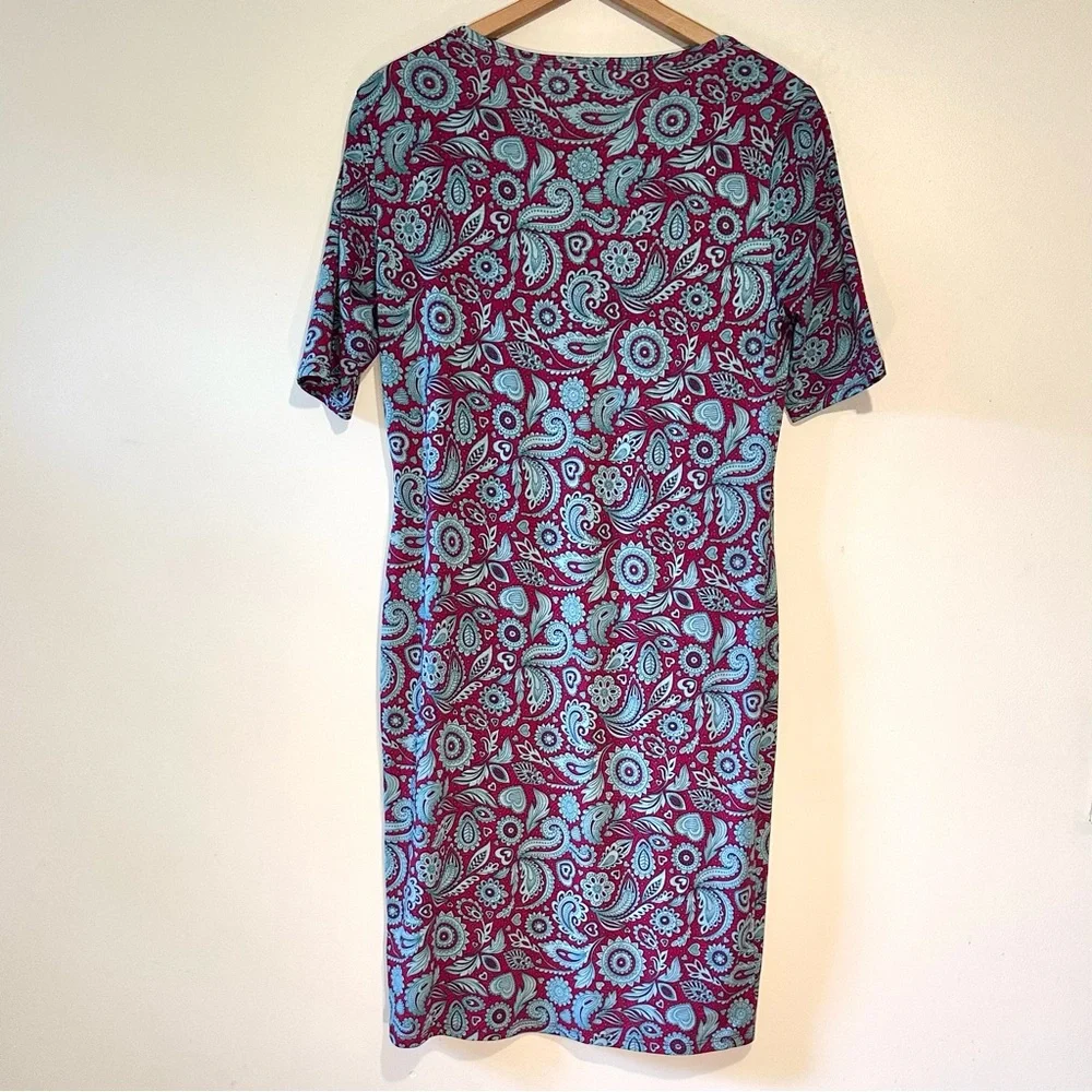 LuLaRoe Sz XL Jersey Dress - Picture 2 of 4